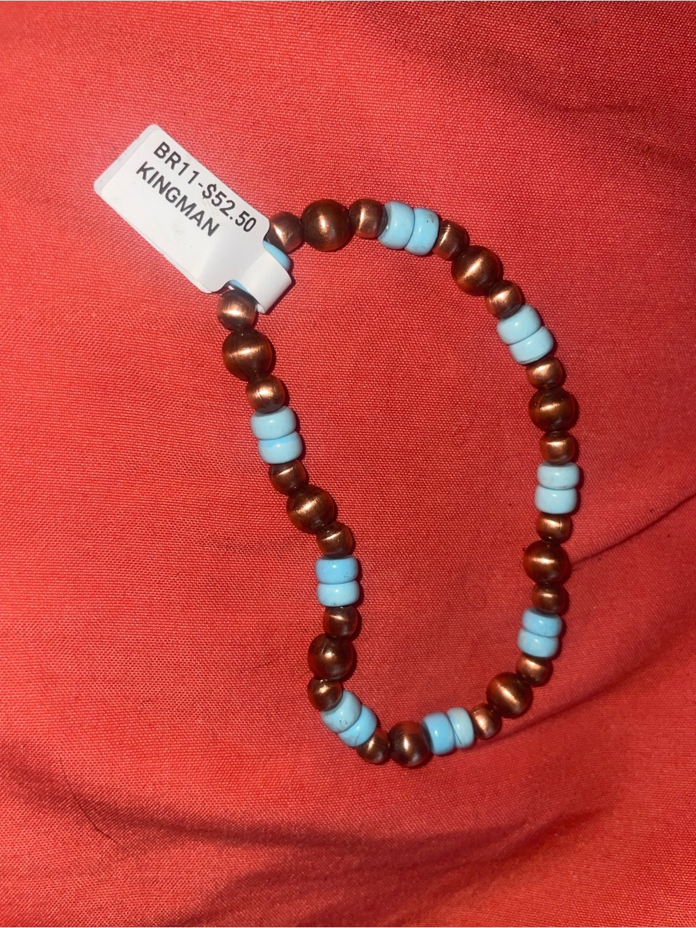 New stretchy kingsman & copper bracelet